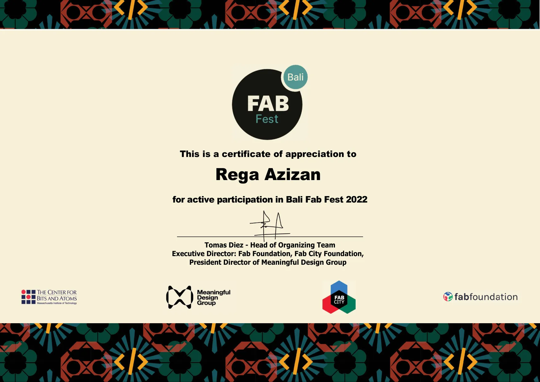 BFF Scholarship